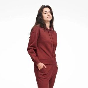 Cotton/cashmere fleece hoodie - women's XL